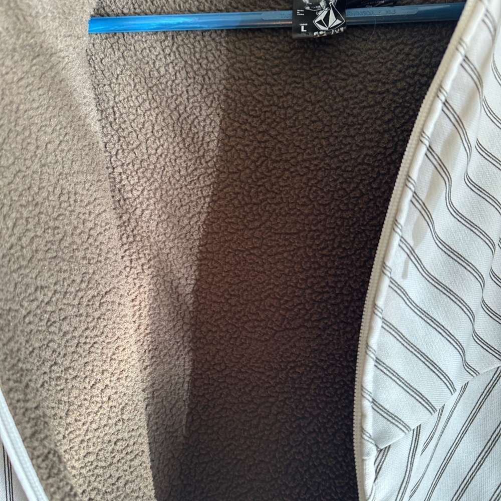 Volcom Sherpa Stripe Lined Hooded Sweatshirt Men'… - image 5